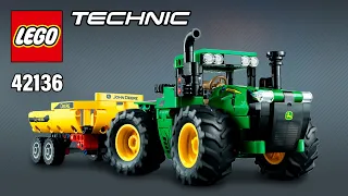 LEGO® Technic™ John Deere 9620R 4WD Tractor (42136)[390 pcs] Building Instructions | TBB