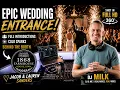 Epic Wedding Grand Entrance Cold Sparks Jacob Lauren s Wedding at 1868 Farmhouse