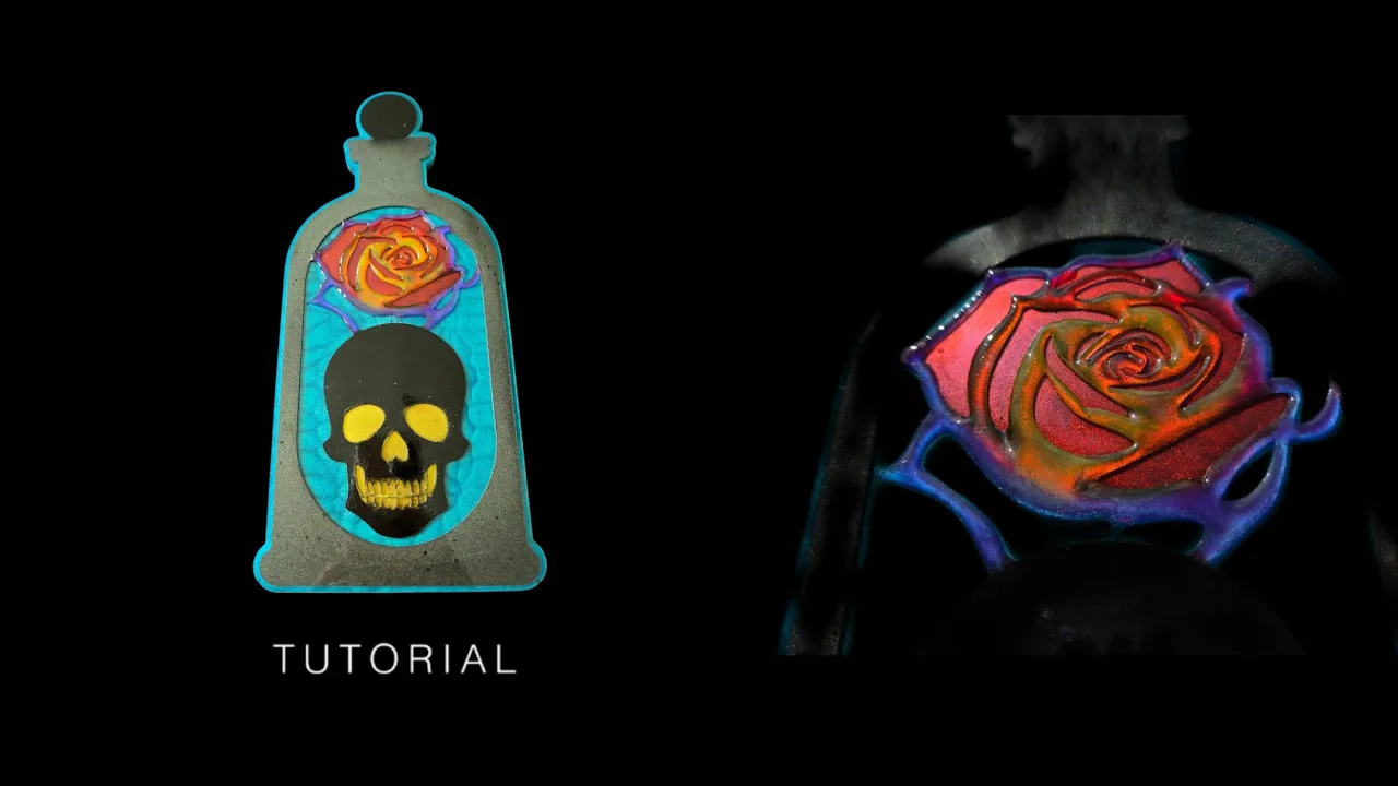 Magical Potion Bottle - Deadly Rose (L)