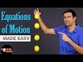 Equations of Motion Physics