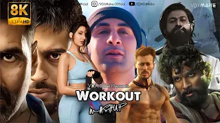 workout mashup the motivational mashup 2025 by dj dalal lonon u0026 vdj mahe bollywood song 8k uhd
