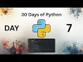 30 Days of Python - Day 7 Sets Devlog