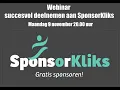 Download Lagu Webinar succesvol deelnemen aan SponsorKliks 9 november