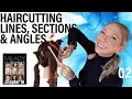 haircutting lines sections angles