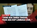 Dokumen UGM Tak Sah? Ketua KIP Bongkar Surat Tanpa Kop \u0026 Tanda Tangan