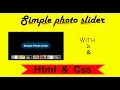 Css Js image Slider - with html Hindi