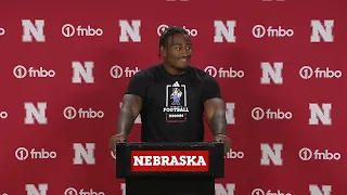 Nebraska Football Cam Lenhardt pre-camp press conference