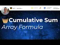 How to make cumulative sum ArrayFormula in Google Sheets SCAN Lambda
