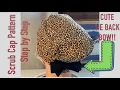 Sewing PATTERN Close-Fit Euro Style Scrub Cap Hat w Tie Back Bow - Pattern available on Etsy GR8Caps