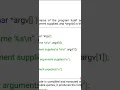 Command line arguments in C - Tamil