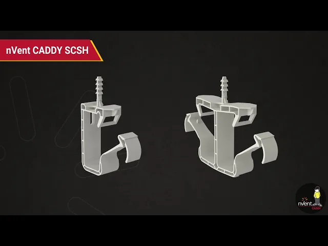 nVent CADDY Plastic Clamps for Concrete Applications