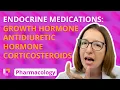 Growth Hormone Antidiuretic Hormone Corticosteroids - Pharmacology