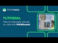 How to calculate volume on site with PIX4Dcatch