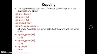 Module 4 Classes and Objects 3