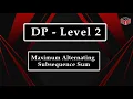 Maximum Alternating Subsequence Sum Leetcode