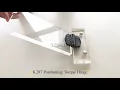 K207 Positioning Torque Hinge furniture hinge Use matching cover to hide screws hinge