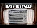How to Install GE 5000 BTU Window Air Conditioner Real-Time AC Install