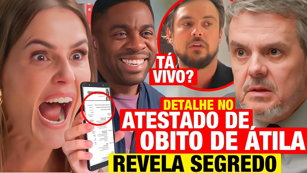 ELAS POR ELAS - Átila aparece VIVO e revela segredo chocante! - Resumo novela capítulo de hoje
