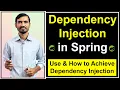 What is Dependency Injection in Spring Use of DI Spring Framework Tutorials by Deepak