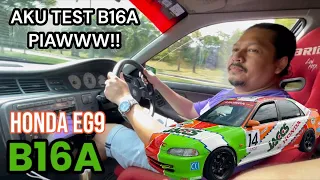 Download AKU TEST ENJIN B16A - HONDA EG9 - STIM DIA LAIN MACAM GENG ! MP3