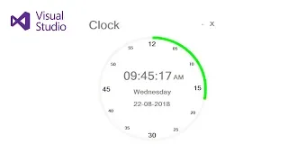 How To Make a Advanced Clock in VB NET UI Flat Design VB NET Tutorial