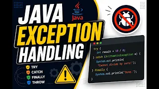 Java Exception Handling Explained try catch finally throw throws Java Tutorial for Beginners