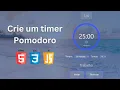 Como Criar um Timer Pomodoro com JavaScript HTML e CSS Passo a Passo