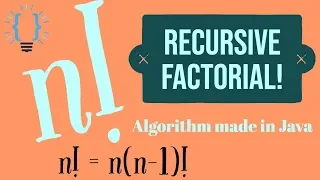 Coding a Recursive Factorial Algorithm in Java