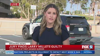 emotional courtroom after larry millete found guilty of first degree murder