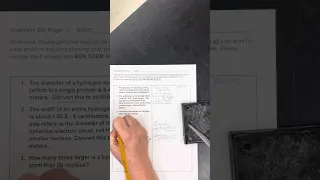 Dimensional analysis using scientific notation and density calculation