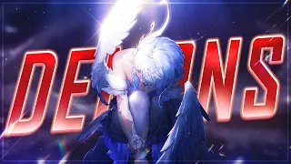 「Nightcore」→ Demons (but it hits different) - (Lyrics)