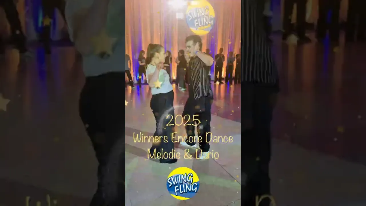 Melodie & Dario's Encore Dance from Swing Fling 2025!