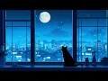 Black Cat Watching The Moon 4K Desktop Live Wallpaper