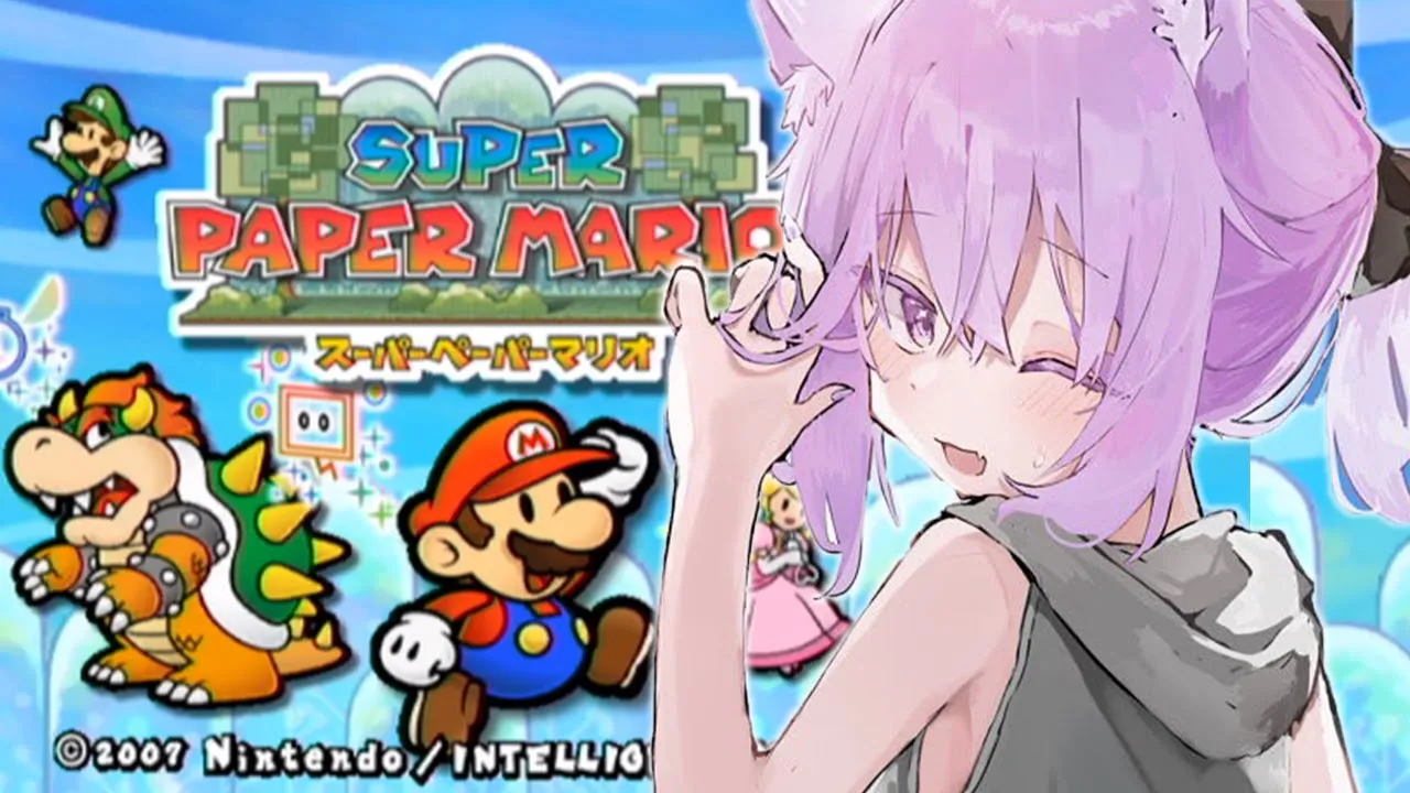 【スーパーペーパーマリオ】うわああんどうなっちゃうの～～?！ #最終回【猫又おかゆ/ホロライブ】