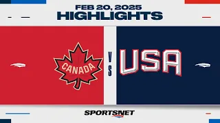 4 nations face off final highlights canada vs usa february 20 2025
