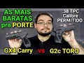 Analise das 2 MAIS BARATAS pra PORTE Taurus GX4 Carry vs G2c TORO em 38 TPC qual e melhor
