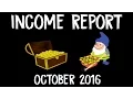 Monthly Income Report October 2016