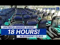 18 HOURS IN UNITED AIRLINES ECONOMY CLASS 787 Economy San Francisco to Singapore