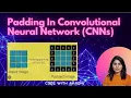Padding in CNN Explained Zero Same Valid Padding with Stride Tutorial