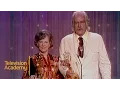 Will Geer and Ellen Corby Win Best Supporting Actor and Actress In A Drama Emmys Archive 1975