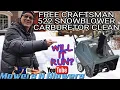 FREE CRAFTSMAN 5HP 22 SNOWBLOWER SNOW BLOWER THROWER CRAIGSLIST FIX N FLIP CARB CLEAN CHOKE LEVER