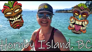Sailing to Hornby Island and anchoring at Tribune Bay – AKA Hawaii of BC