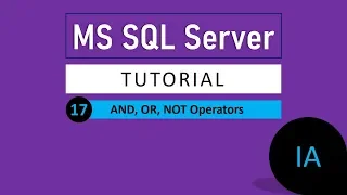 17 Boolean Operators in SQL Server SQL Server Tutorial
