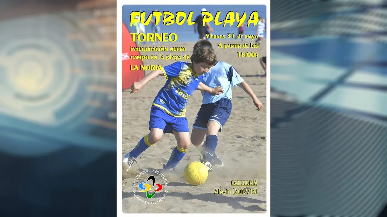 Deportes organiza este viernes un Torneo de Fútbol Playa