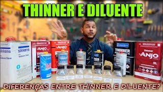 DIFERENÇA ENTRE THINNER E DILUENTE