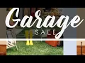 2025 Garage Sale Announcement