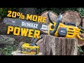 DeWALT s 60v MAX 20 CHAINSAW is a BEAST