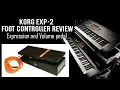 Foot Controller Expression pedal Review Korg Exp-2 Keyboard synthesizer