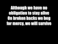 Download Lagu Rise Against - Behind closed doors (with lyrics) HQ