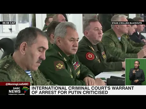 Download MP3 International Criminal Court's warrant of arrest for Putin criticised